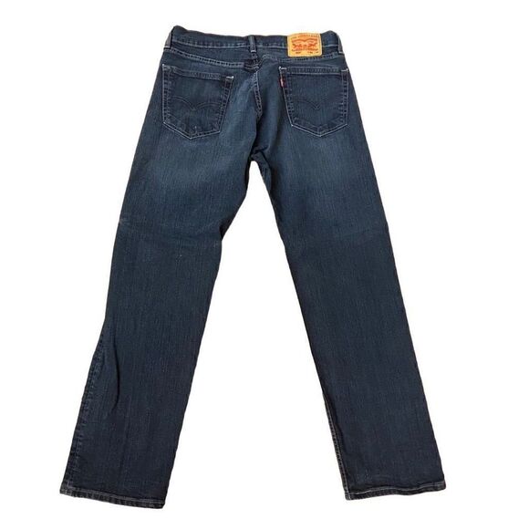 Levi’s 505 Straight Leg Men’s Jeans Dark Wash Size 33x32 - Picture 2 of 5